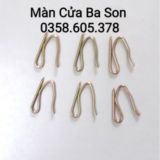 [PHỤ KIỆN RÈM] MÓC VÀNG không rỉ sét, dòng Cao Cấp  TREO RÈM ÔTÔ, MÀN BALY LOẠI LỚN