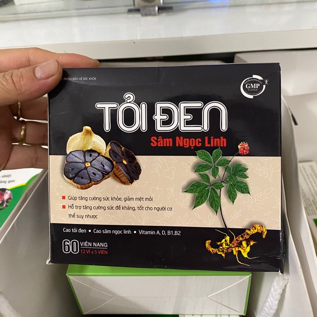 Tỏi đen sâm ngọc linh bồi bổ cơ thể phục hồi sức khoẻ tăng cường đề kháng