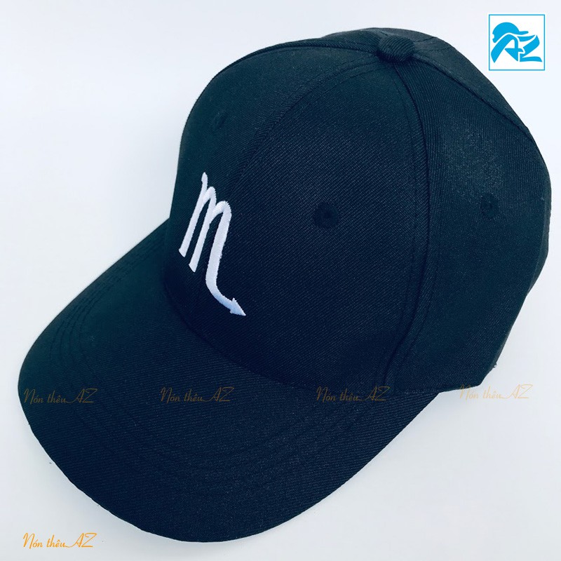 Nón kết thêu logo chòm sao Bọ Cạp Scorpio - Mũ Lưỡi Trai AZ MT459