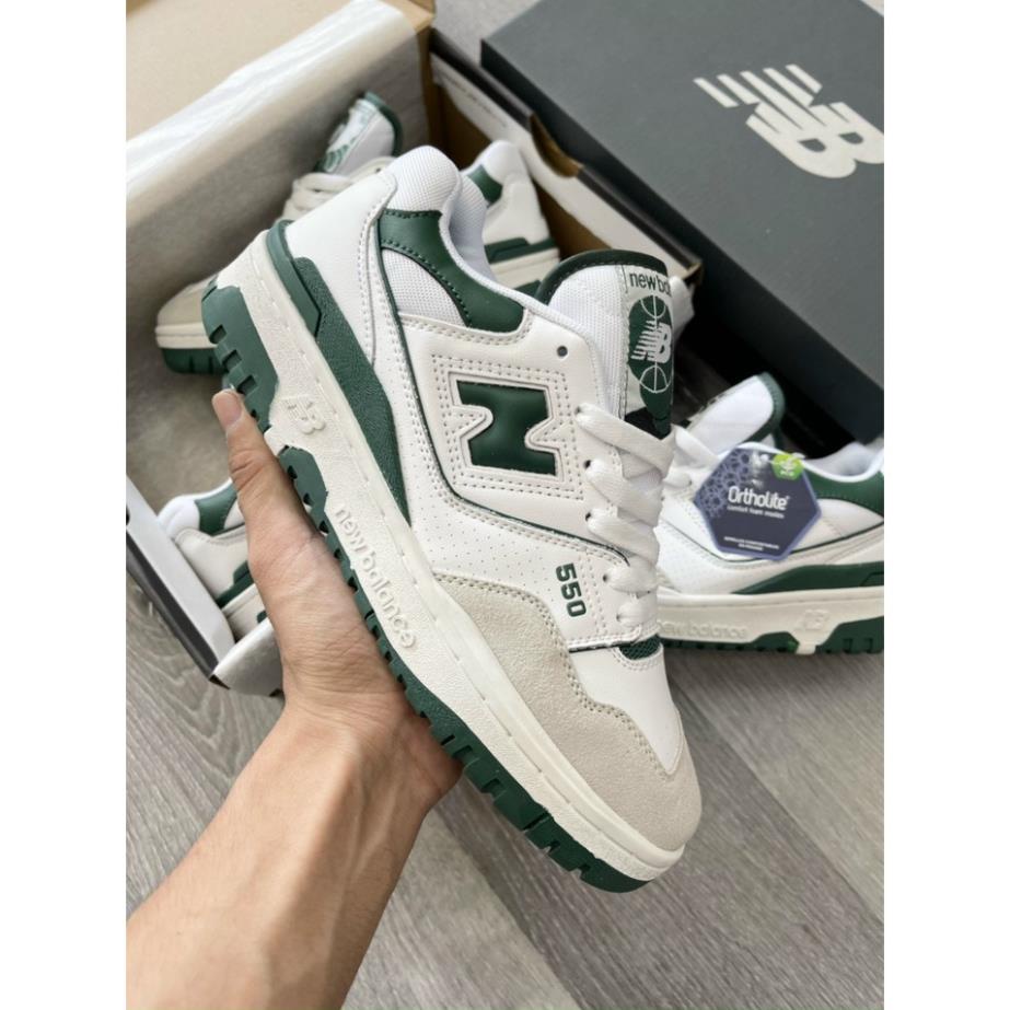 Giày 𝐧𝐞𝐰 𝐛𝐚𝐥𝐚𝐧𝐜𝐞 𝟓𝟓𝟎,NB550 Xanh Lá, Gìay Thể Thao Nam Nữ Newbalen 550 Đế Cao kem Phối Xanh Lá, Xanh Ngọc, Xanh biển