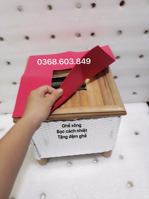 Mẫu mới (TẶNG ĐỆM GHẾ) ghế xông vùng kín +xô chứa