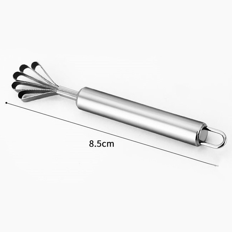 Dụng Cụ Nạo Dừa Sợi Siêu Tốc 5 RÃNH TRÒN, Nạo Củ Quả - Đánh Vảy Cá - Inox 304 Siêu Tiện Dụng CDS1707