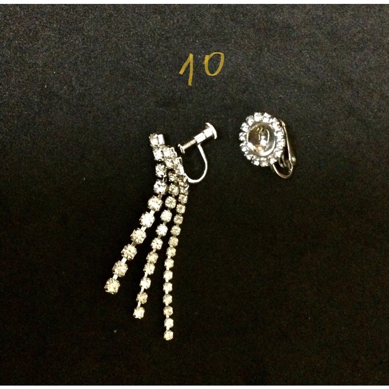 Khuyên tai tua rua dài lấp lánh