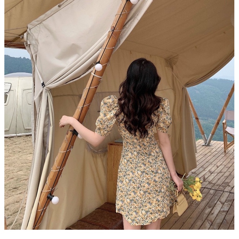 Váy hoa đắp tà CD020