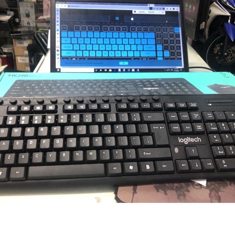 Combo Bàn phím và chuột không dây Logitech MK290- Thiết Kế Tinh Tế- Lướt Nhẹ Nhàng, Bảo Hành 12 Tháng- Hàng Công Ty | BigBuy360 - bigbuy360.vn