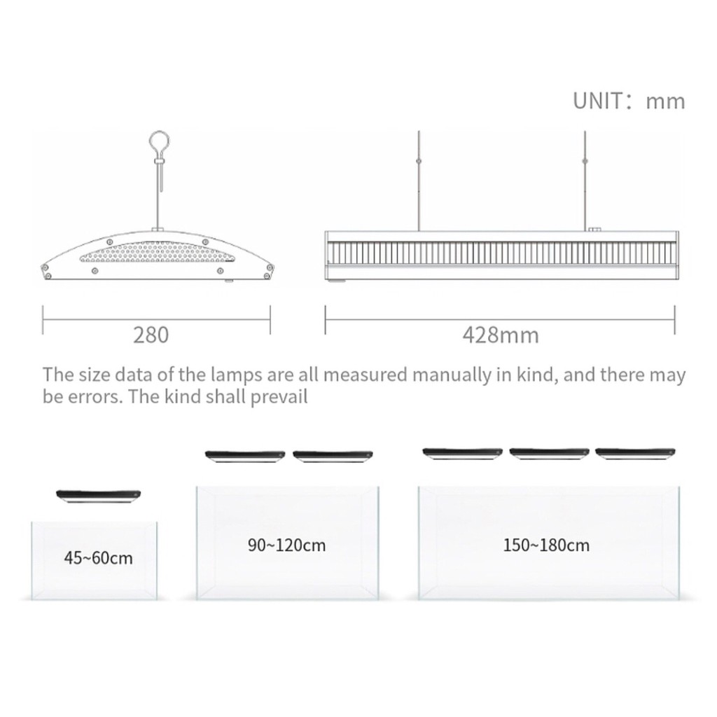 ĐÈN WEEK ARK A430 PRO / ĐÈN CAO CẤP CÓ UV DIỆT KHUẨN CHUYÊN CHƠI CÂY LÁ ĐỎ CHO HỒ THUỶ SINH