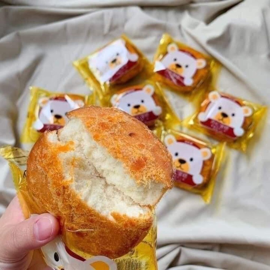 Bánh gấu ruốc đài loan lẻ 1 chiếc 40g thơm ngon đồ ăn vặt  MeoFood MF16