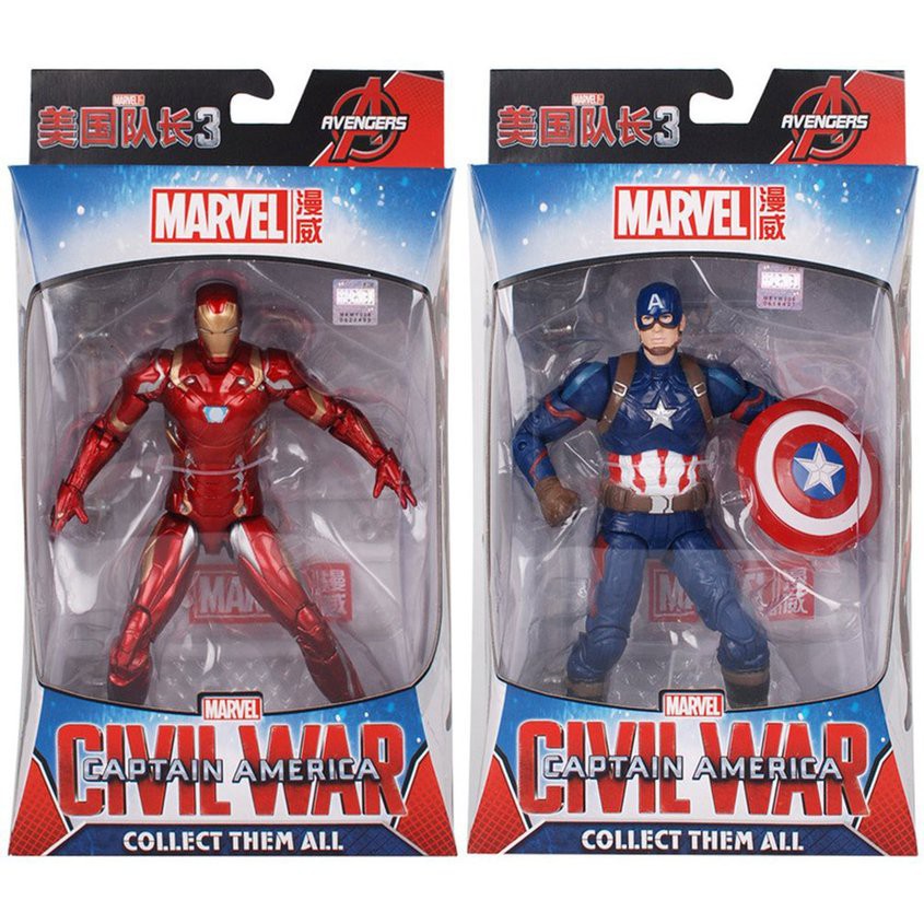 - Hàng nhập khẩu Mô hình nhân vật Iron Man Captain America bằng PVC cao cấp the Avengers Liên hệ mua hàng 084.209.1989