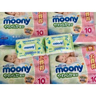 Khăn giấy ướt Moony Nhật Bản