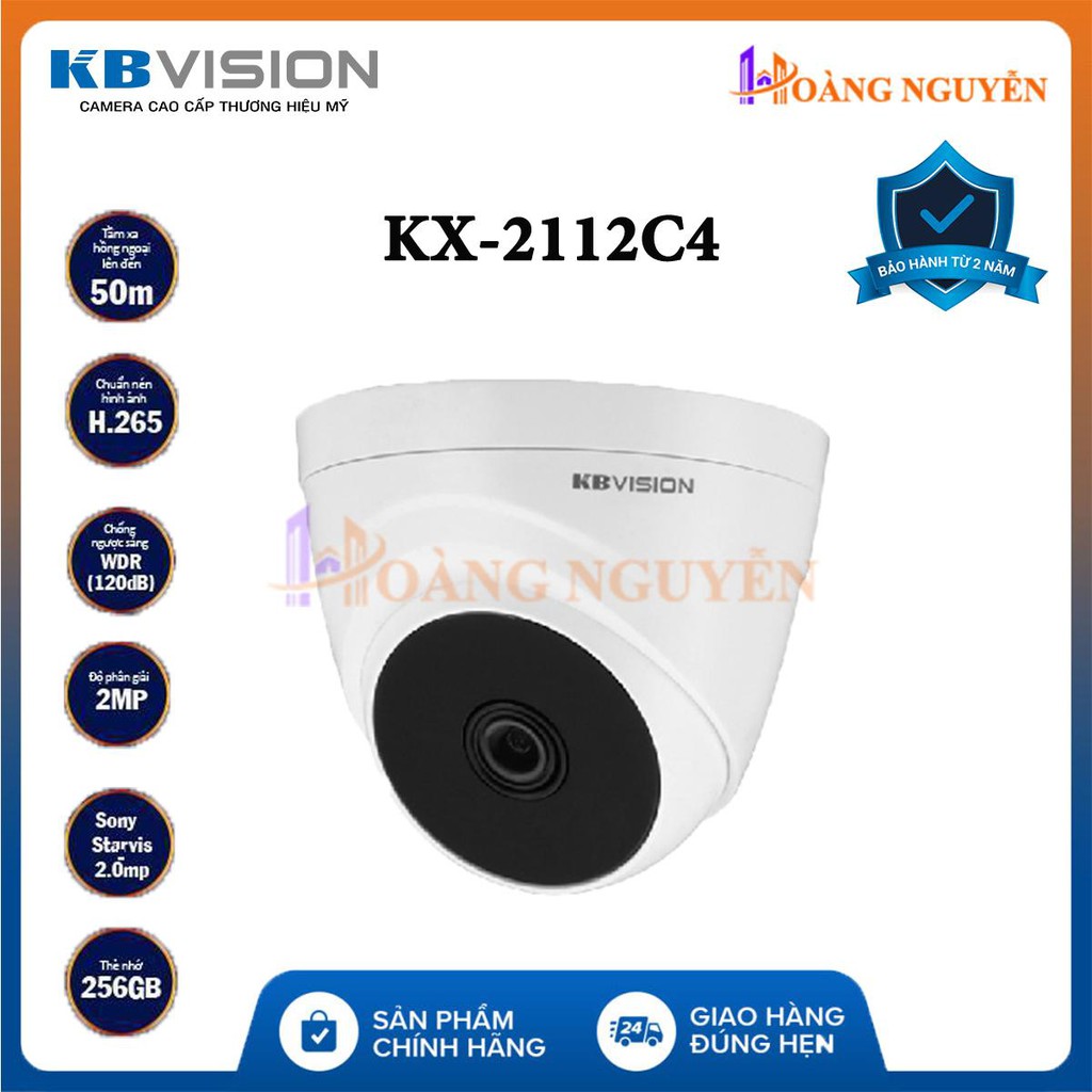[CHÍNH HÃNG] Camera HD-CVI KBVision KX-2112C4 (2.0MP)