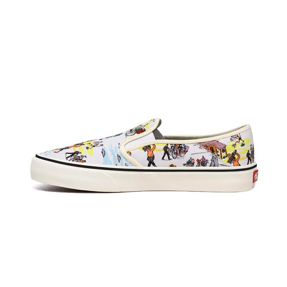 [Mã FASHIONMALLT4 giảm 15% đơn 150k] Giày Vans UA Classic Slip-On Kide VN0A3MVDWOK