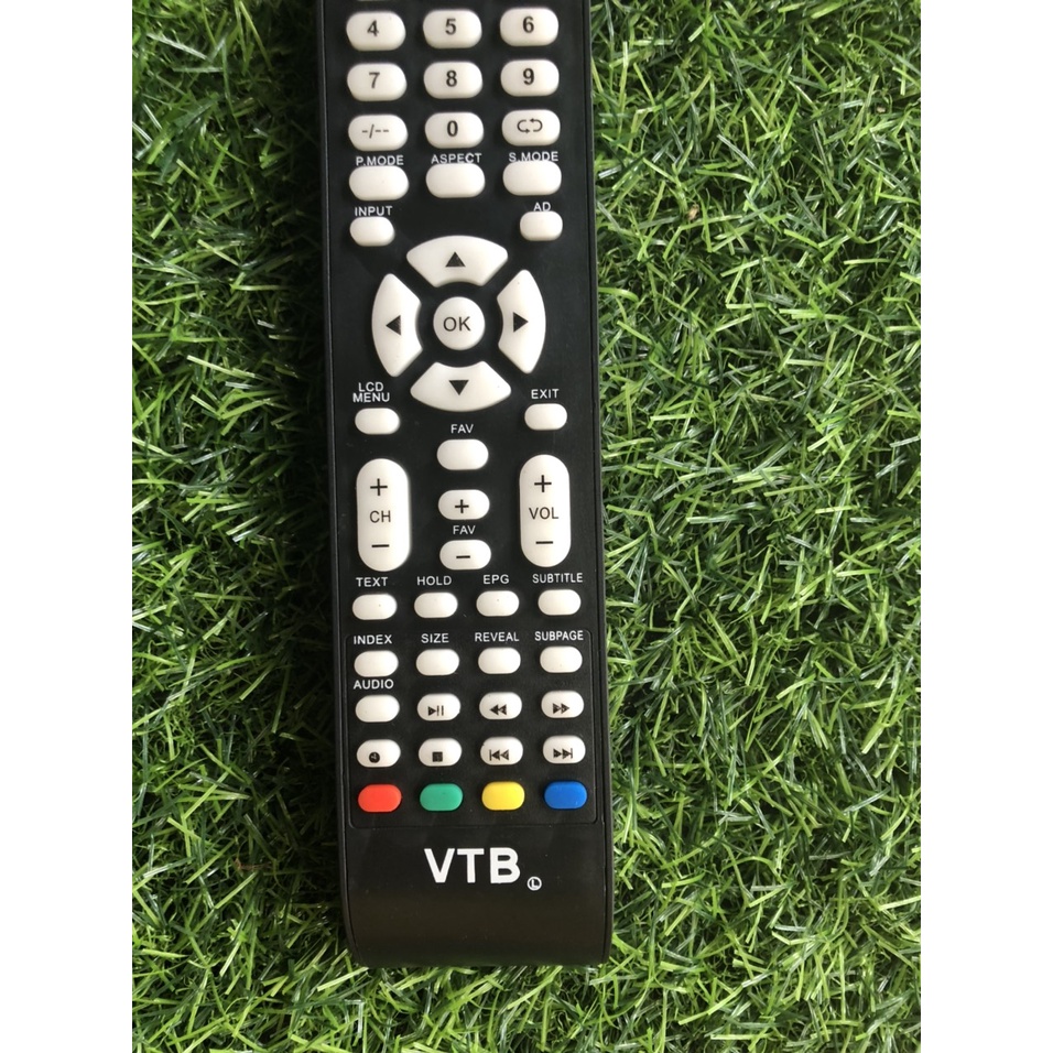 Điều khiển đầu VTB  loại tốt zin theo máy - Tặng kèm pin chính hãng - Remote VTB - Remote Đầu thu  VTB