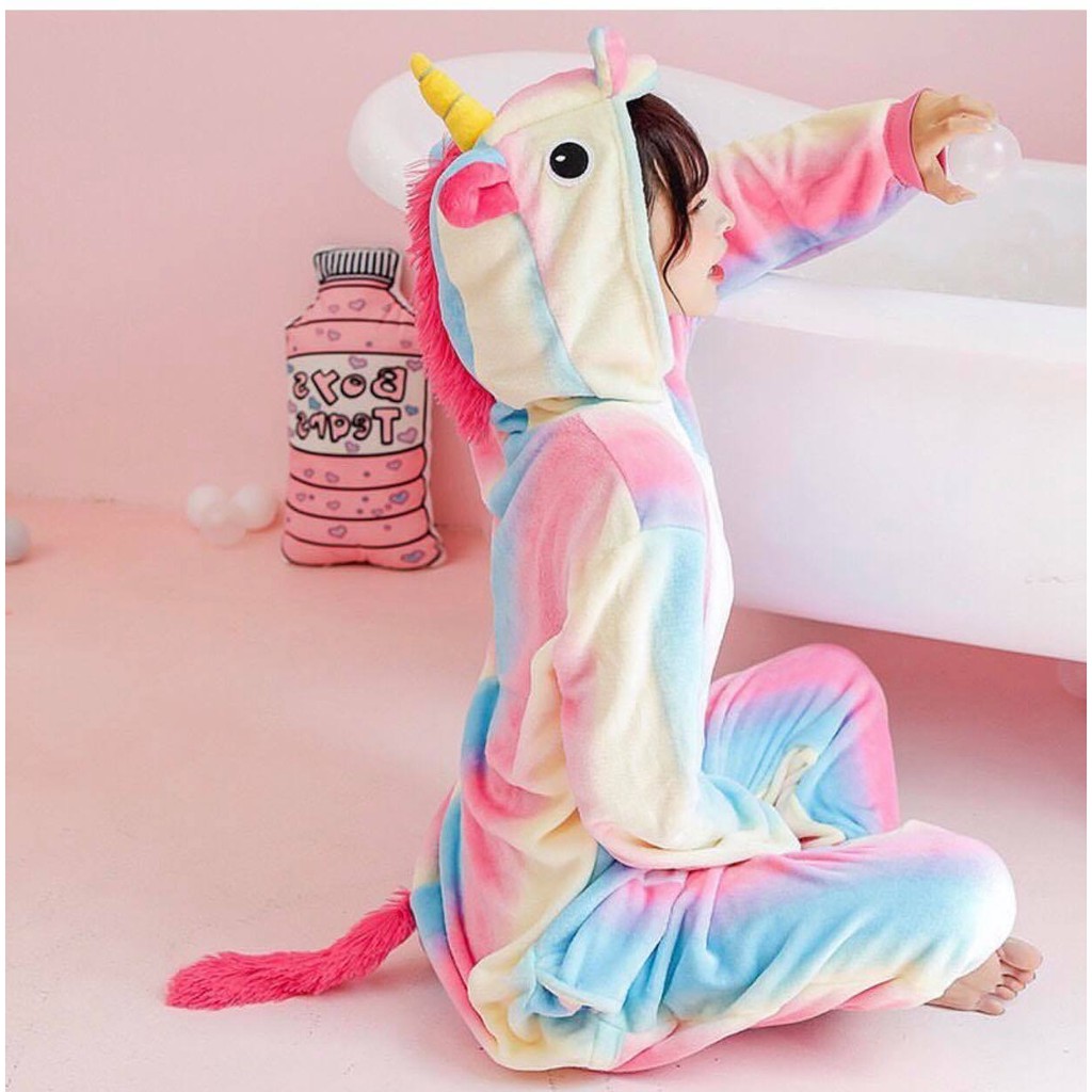 Bộ Đồ Thú Unicorn Hologram 💛 FREESHIP 💛 Bộ Đồ Thú Unicorn Cầu Vồng Trẻ Em Đáng Yêu | WebRaoVat - webraovat.net.vn