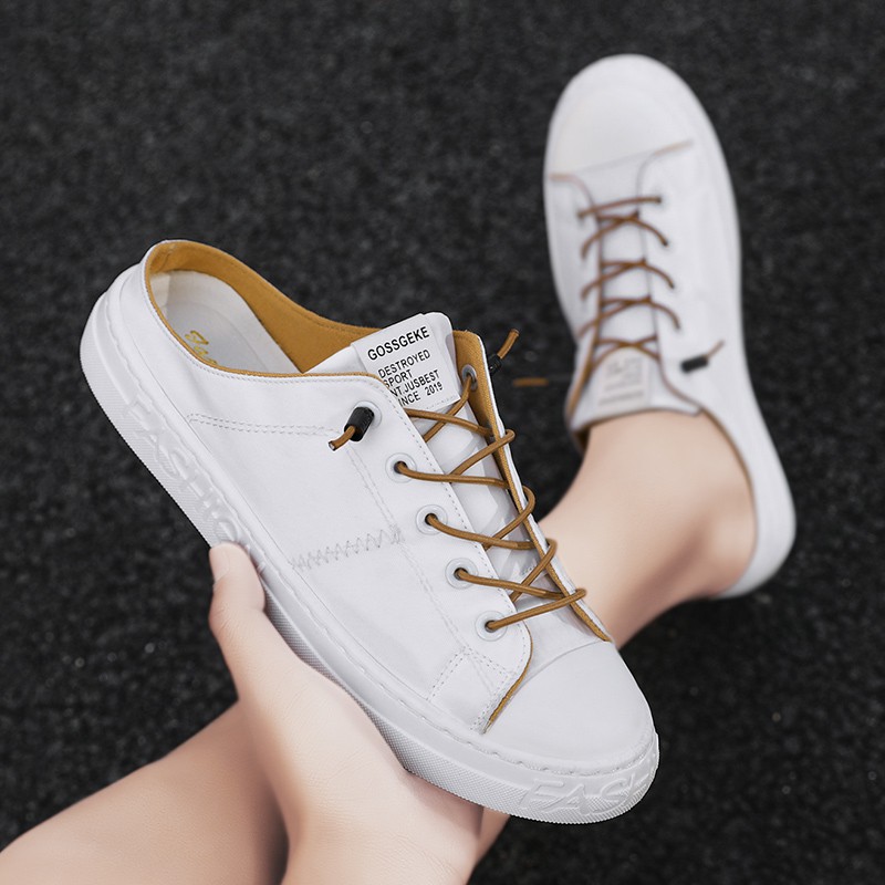 Giày lười vải Canvas thời trang cá tính cho nam | BigBuy360 - bigbuy360.vn