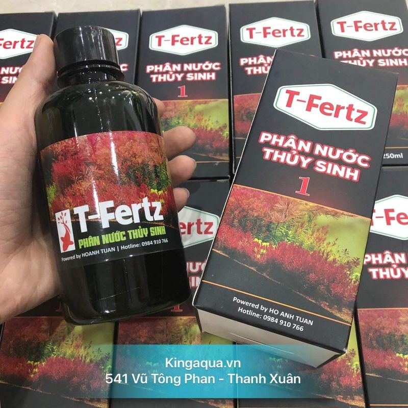 Phân nước thủy sinh T-Fertz số 1 (Màu đỏ)