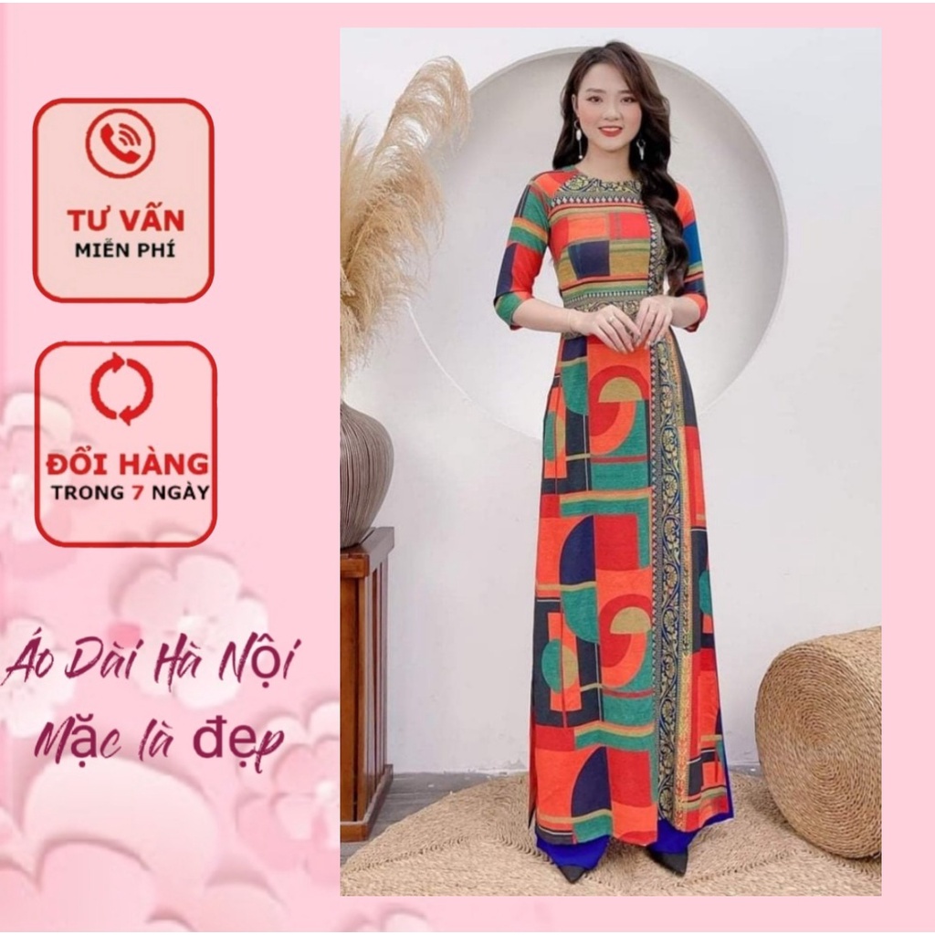 Tổng hợp những mẫu áo dài in 3D rẻ và đẹp, giá yêu thương - Áo Dài Hà Nội