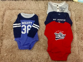 Set 4 carter xuất dư size 3M