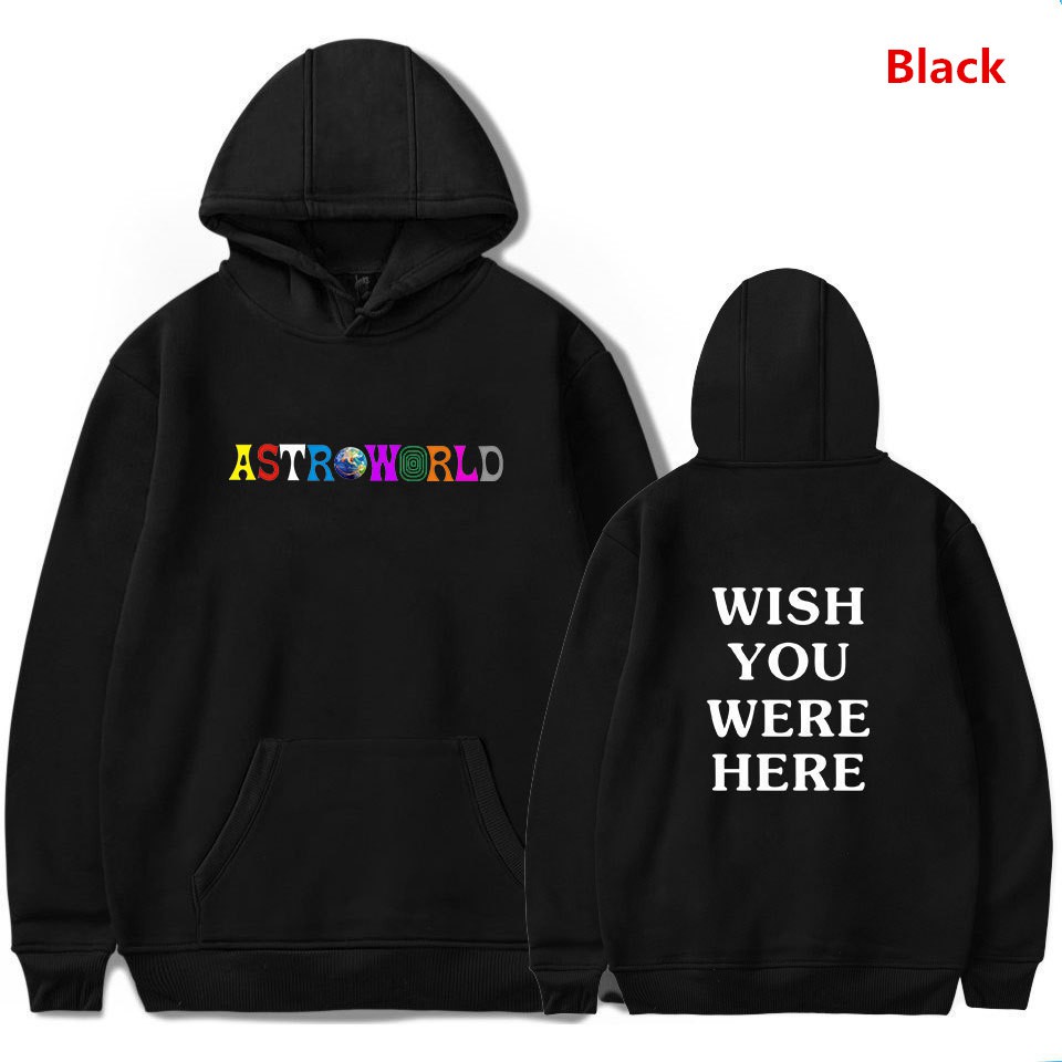 Áo Hoodie Tay Dài Họa Tiết Chữ Astroworld Rapper Travis Scott Chất Lượng Cao | BigBuy360 - bigbuy360.vn