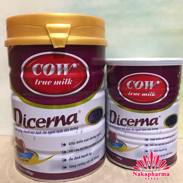 ✅ Sữa bột Cow True Milk Dicerna - Dinh dưỡng chuyên biệt dành cho người tiểu đường