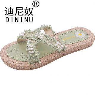 DÉP CÓI CHÉO ĐÍNH NGỌC ( HÀNG QUẢNG CHÂU ULZZANG)