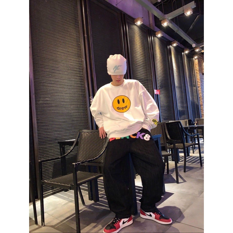 Áo Sweater DREW Form Rộng, Nam Nữ Unisex Basic - Áo hoodie Chất Liệu Nỉ Bông Cao Cấp, Phong Cách Hàn Quốc AN05 | BigBuy360 - bigbuy360.vn