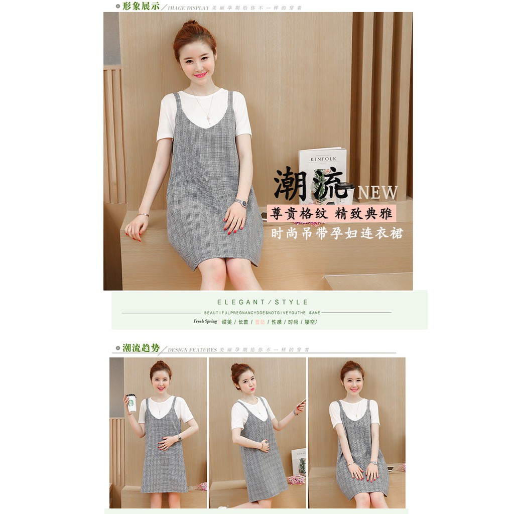 Yếm Bầu Thời TRang Kẻ Trắng