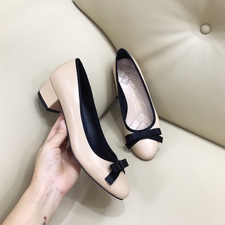 Giày Colee nơ êm mềm cao 3p