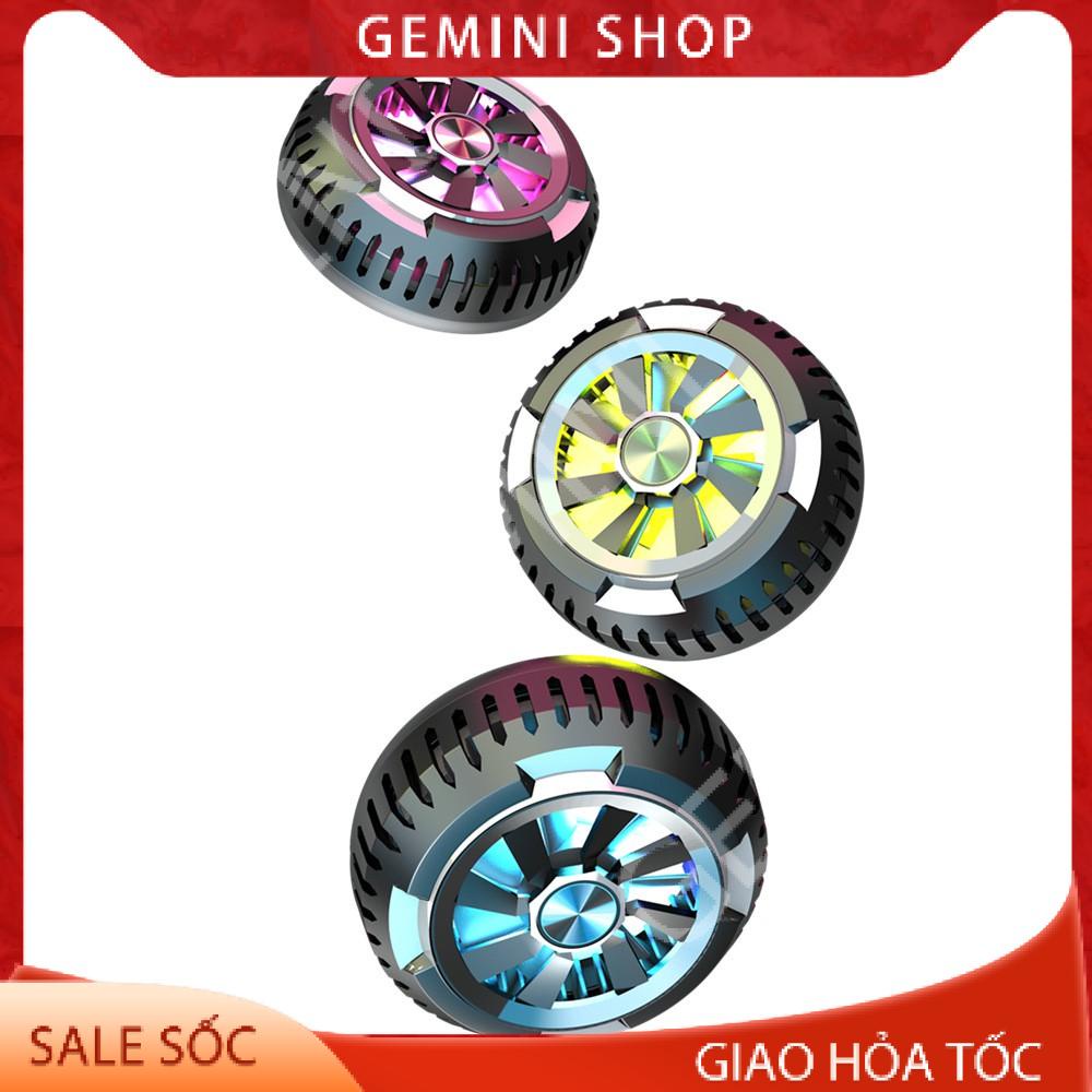 Quạt tản nhiệt gaming nam châm cho điện thoại máy tính bảng X6 tản nhiệt sò lạnh siêu mát GEMINI SHOP