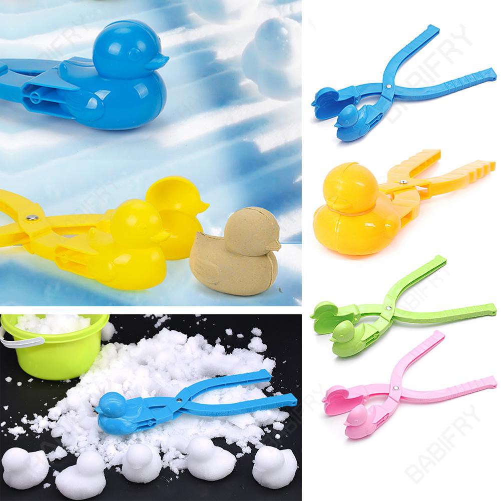 Kẹp đồ chơi tạo bóng tuyết hình chú vịt bằng nhựa