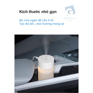 Máy Phun Sương Mini Tạo Độ Ẩm Làm Mát Có Đèn LED Đổi Màu Kiêm Máy Xông Tinh Dầu