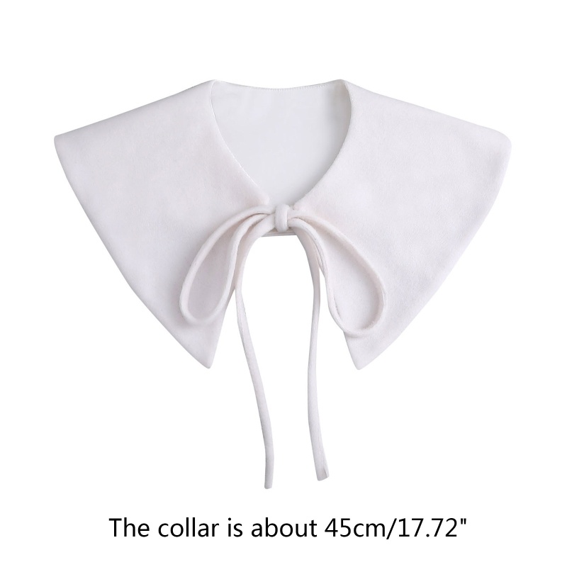 Han Khăn Choàng Cổ Giả Khăn Choàng Cổ Màu Trơn Có Thể Tháo Rời Cho Nữ Shrug