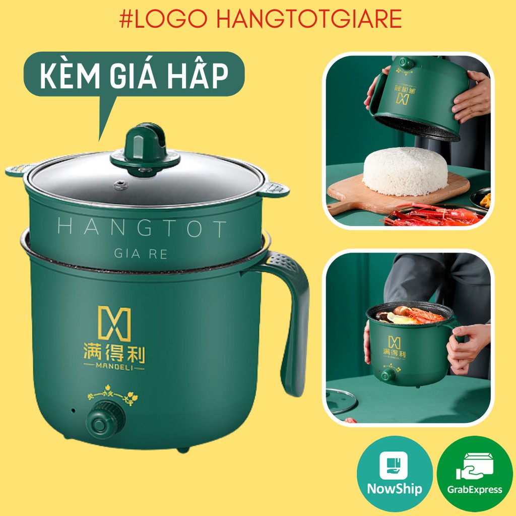 CA NẤU MÌ MANDELI DUNG TÍCH 1.8L , MÀU XANH NGỌC BÍCH - Nhà Mỵ Shop