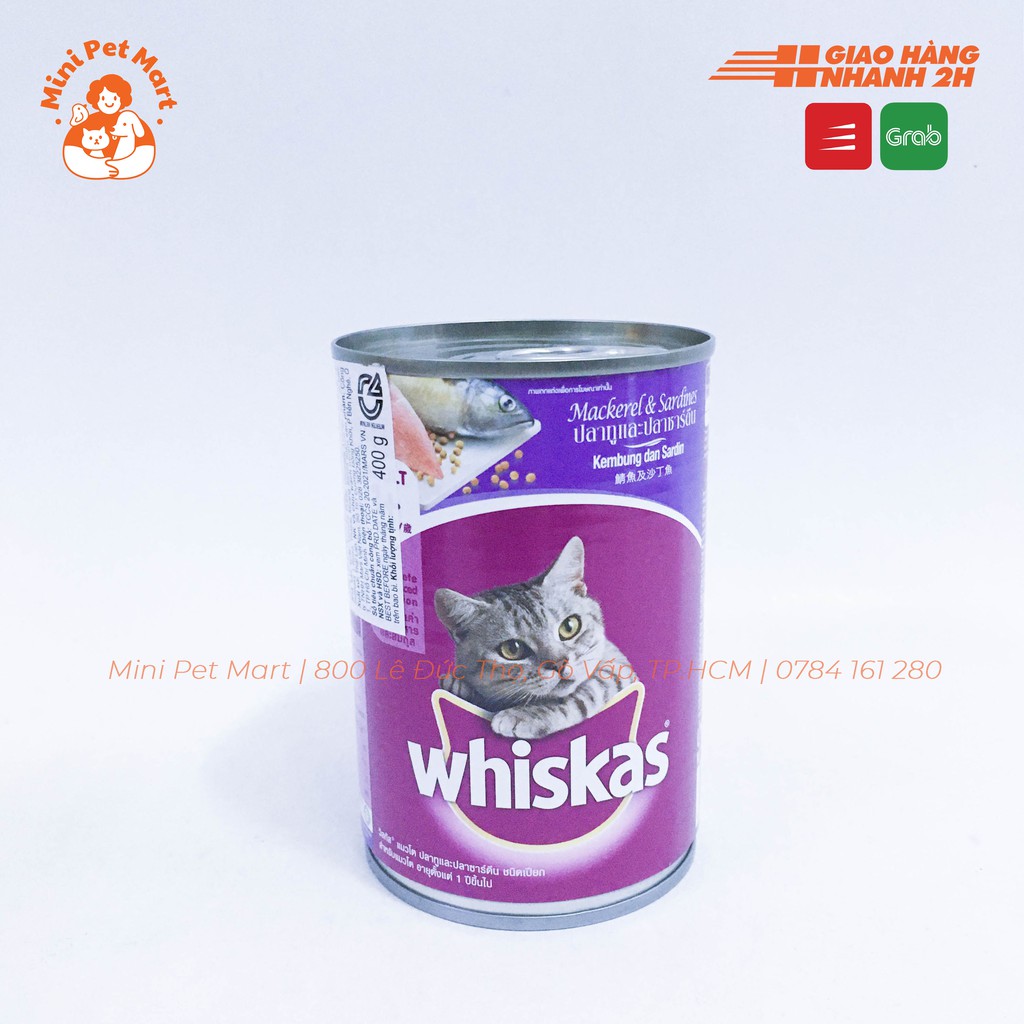 Pate cho mèo WHISKAS 400g