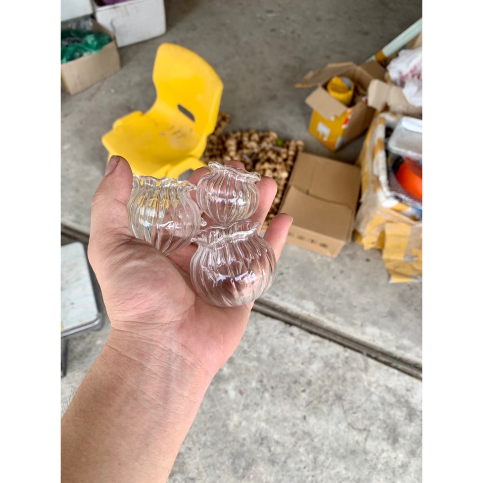 Cóng chim chào mào, họa mi ⚡tai mun- tai tre cật ⚡ chất liệu thủy tinh cao cấp đủ bộ 3 món Lồng Chim BTA