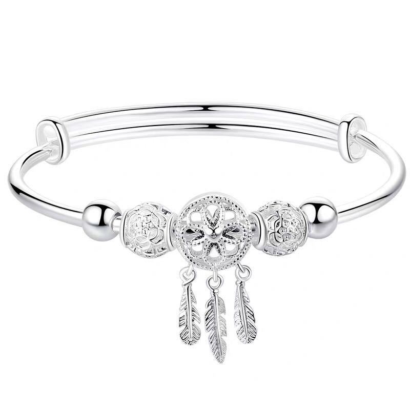 Vòng tay bạc 925 thiết kế dreamcatcher dành cho nữ