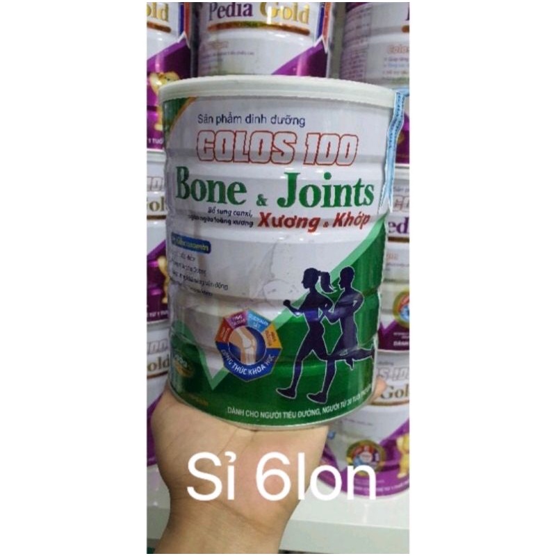 Sỉ (6 lon sữa bột Colos100) dành cho người xương khớp lon 900g date mới