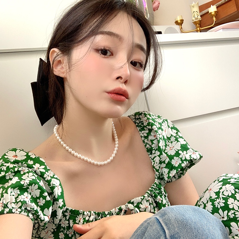 Vòng Cổ Ngọc Trai Thời Trang Phong Cách Mới Cho Nữ