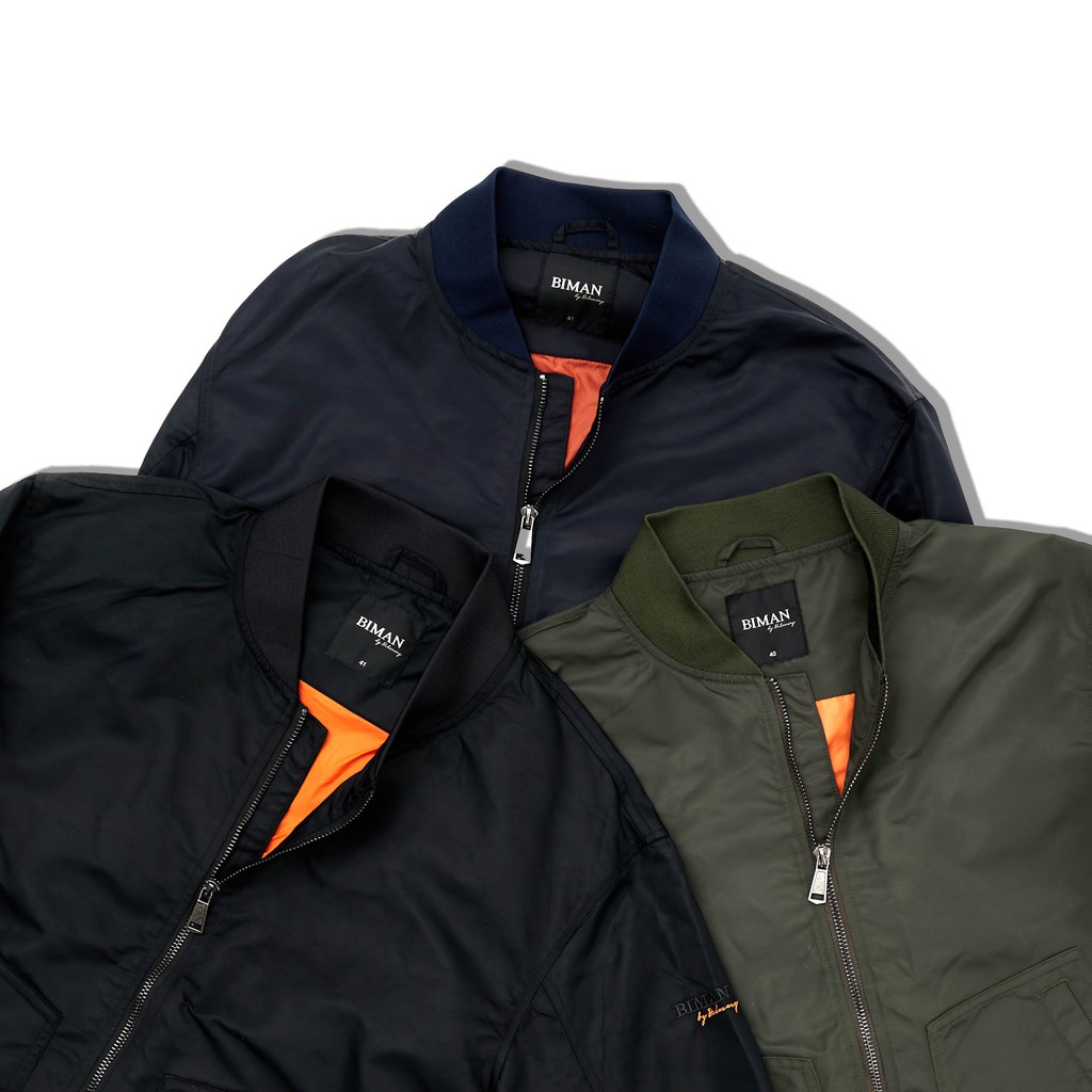 Áo khoác nam bomber Biluxury thời trang hai lớp chống nước Goretex đẳng cấp 4AG2T008