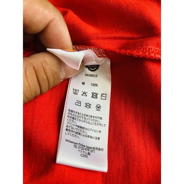Áo thun Dickies đỏ chính hãng