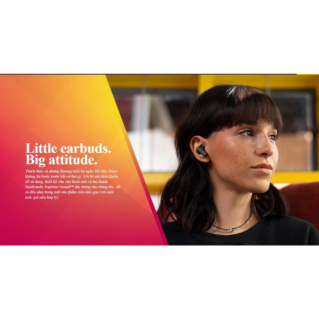 Tai Nghe Bluetooth Skullcandy Dime Chính Hãng - Bảo Hành 12 Tháng