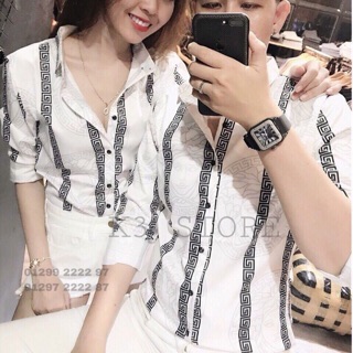 Áo sơmi cặp nam nữ thời trang mẫu mới 903