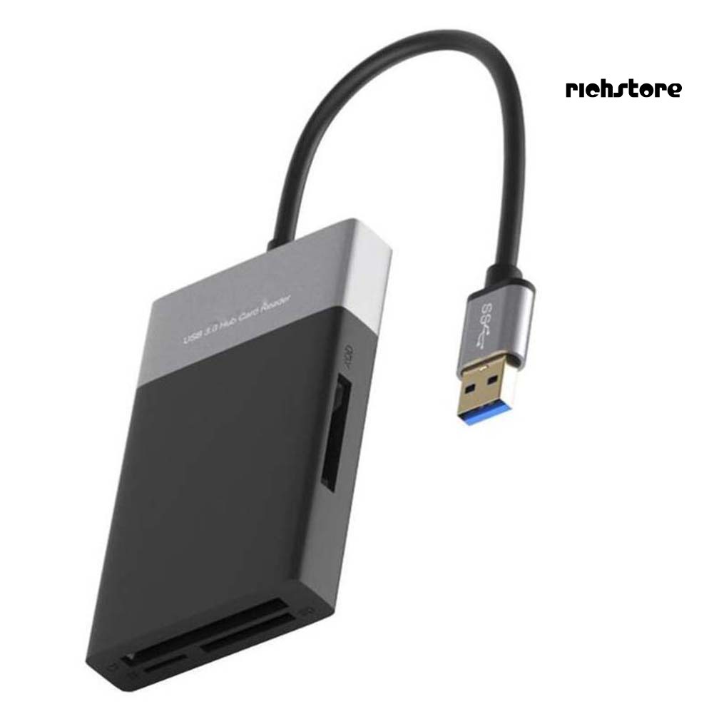 Đầu Đọc Thẻ Nhớ 2 Cổng Usb 3.0 / Micro-sd / Tf / Cf / Xqd