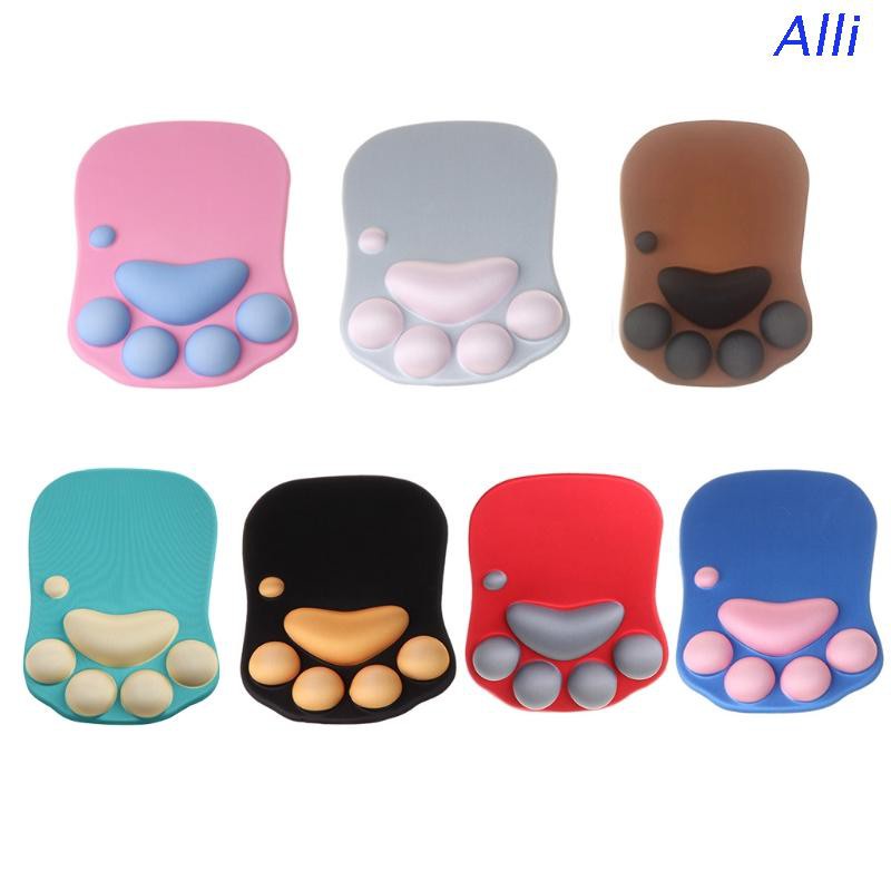 Miếng Lót Chuột Silicone Hình Chân Mèo 3d