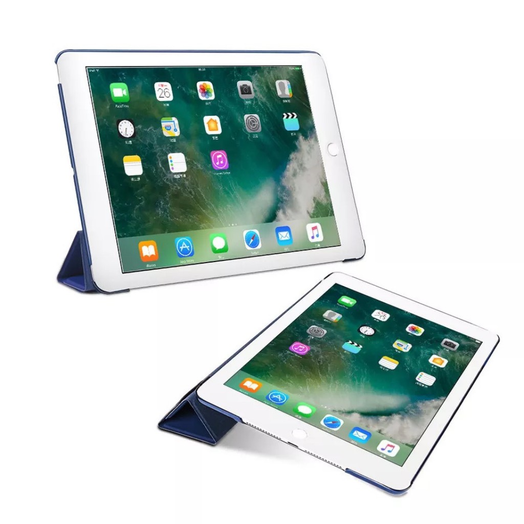 Ốp ipad Gập tam giác ipad gen5/6/7/8/9/Air 3...MART CASE