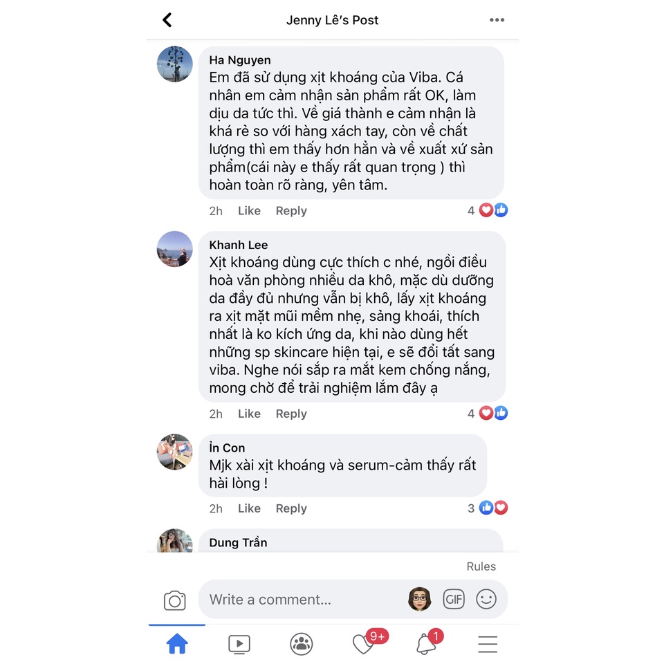 Khoáng tươi Viba 100ml-250ml Se khít lỗ chân lông và cấp ẩm cho làn da Pearl Store 31 | BigBuy360 - bigbuy360.vn