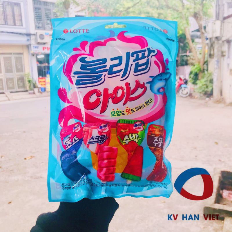 Kẹo Mút Lollipop Ice hiệu Lotte 132g