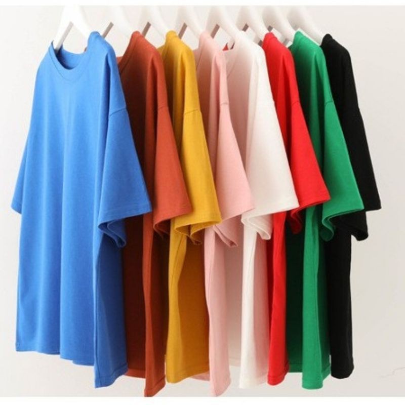 ÁO THUN TAY LỠ NHIỀU MÀU FREE SIZE FORM RỘNG