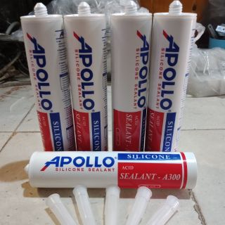 [1 chai]Keo Silicone Apollo A300 ( trắng trong-trắng sữa- đen-xám)