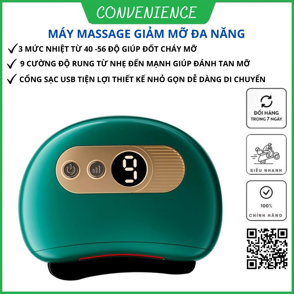Máy massage làm thon gọn mặt, massage nâng cơ mặt hỗ trợ tuần hoàn tái tạo tế bào da, căng da giảm nếp nhăn thải độc
