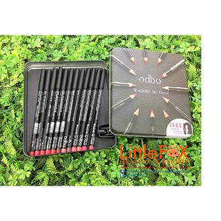 Bộ chì kẻ môi odbo 12 cây